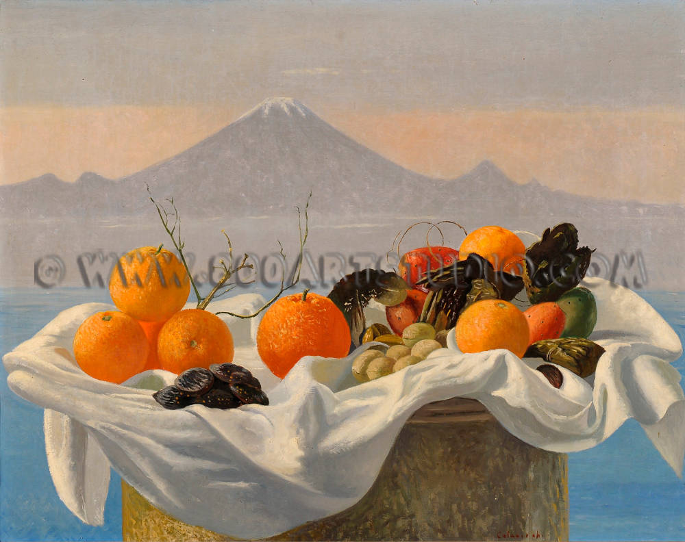 Giovanni Colacicchi - Natura morta con arance