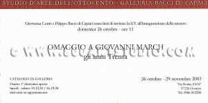 Invito - Mostra - Omaggio - a - Giovanni - March - 2