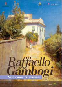 Locandina mostra Raffaello Gambogi
