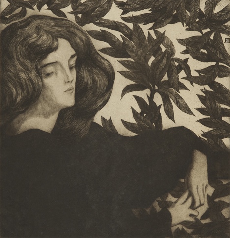 alfredo-muller-1897-1898-Béatrice-au-laurier
