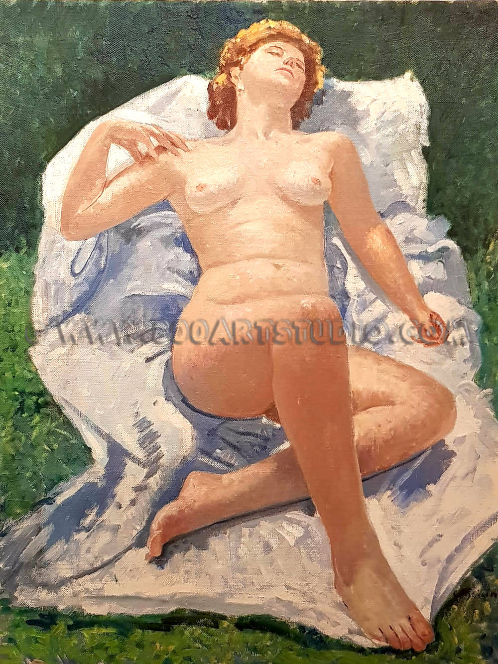 Giovanni Colacicchi - Nuda in riposo